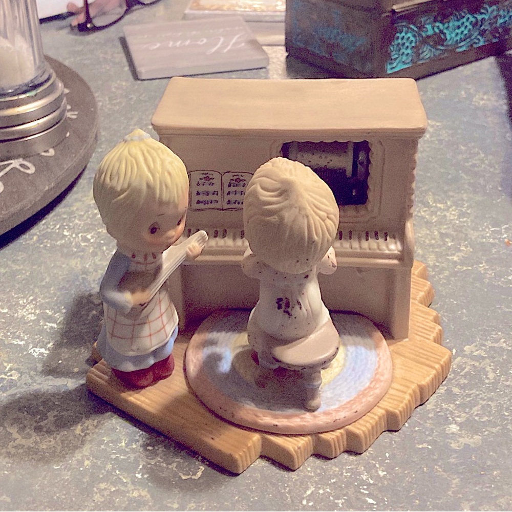 Hallmark “piano teacher “, musical figurine.
